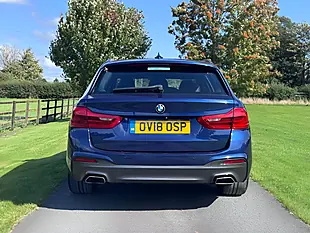 Used 2018 BMW 5 Series M Sport Touring Mediterranean Blue - Interior and Exterior details 5