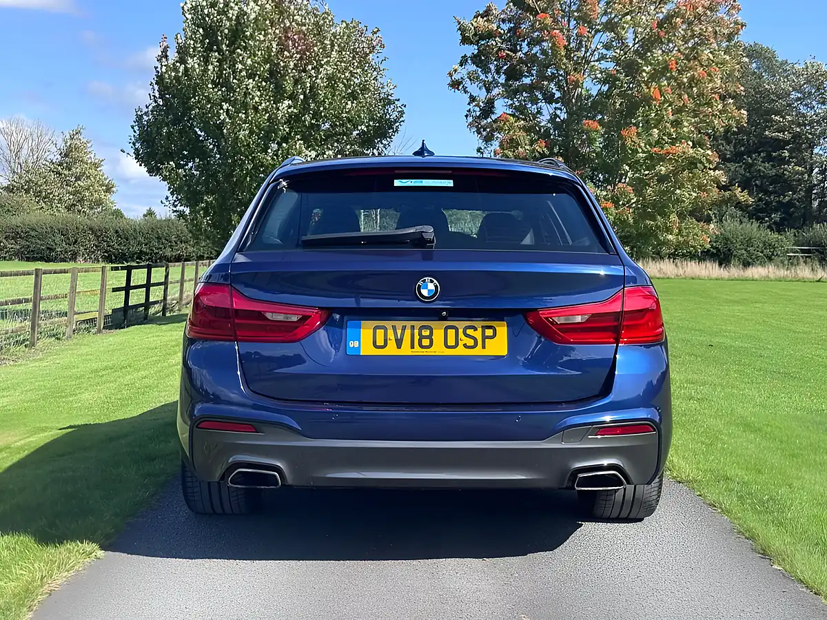 Used 2018 BMW 5 Series M Sport Touring Mediterranean Blue - Interior and Exterior details 5