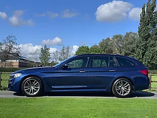 Used 2018 BMW 5 Series M Sport Touring Mediterranean Blue - Interior and Exterior details 7