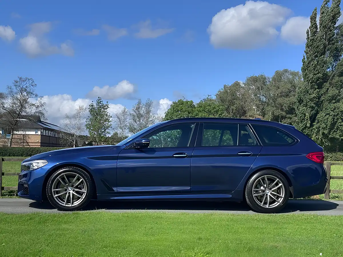Used 2018 BMW 5 Series M Sport Touring Mediterranean Blue - Interior and Exterior details 7