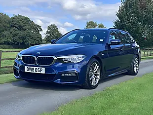 Used 2018 BMW 5 Series M Sport Touring Mediterranean Blue - Interior and Exterior details 9