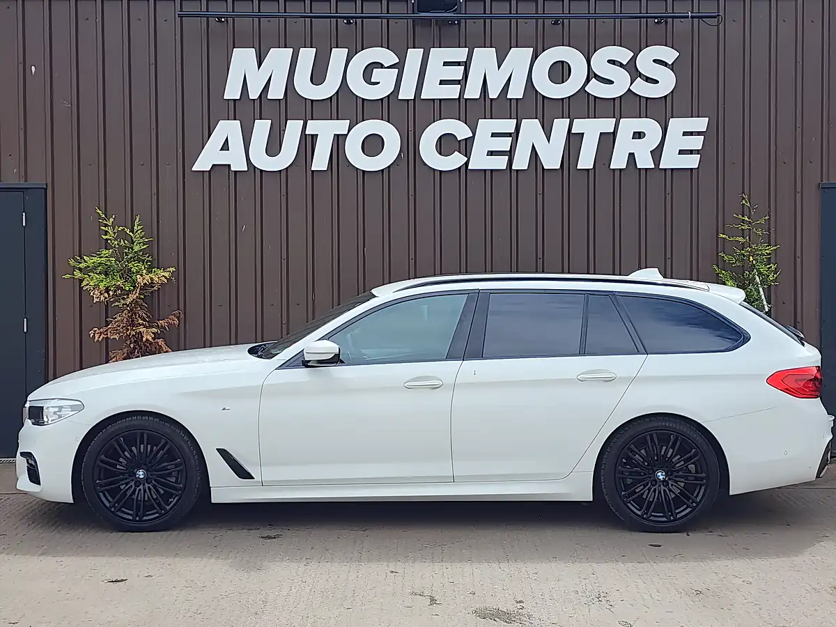 Used 2018 BMW 5 Series M Sport Touring White - Interior and Exterior details 4