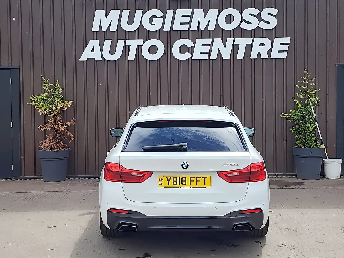 Used 2018 BMW 5 Series M Sport Touring White - Interior and Exterior details 5