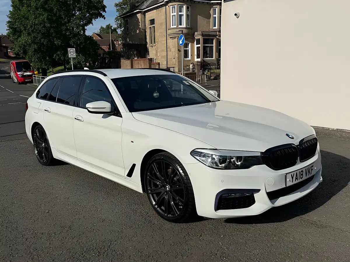 Used 2018 BMW 5 Series M Sport Touring White - Interior and Exterior details 10