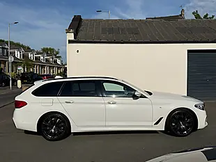 Used 2018 BMW 5 Series M Sport Touring White - Interior and Exterior details 2
