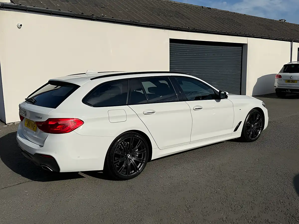 Used 2018 BMW 5 Series M Sport Touring White - Interior and Exterior details 3