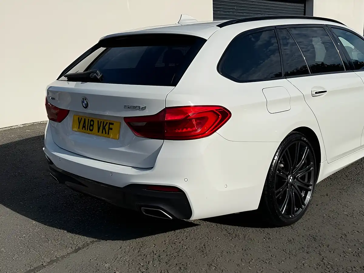Used 2018 BMW 5 Series M Sport Touring White - Interior and Exterior details 4