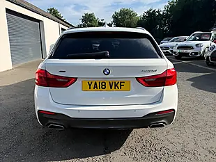 Used 2018 BMW 5 Series M Sport Touring White - Interior and Exterior details 5