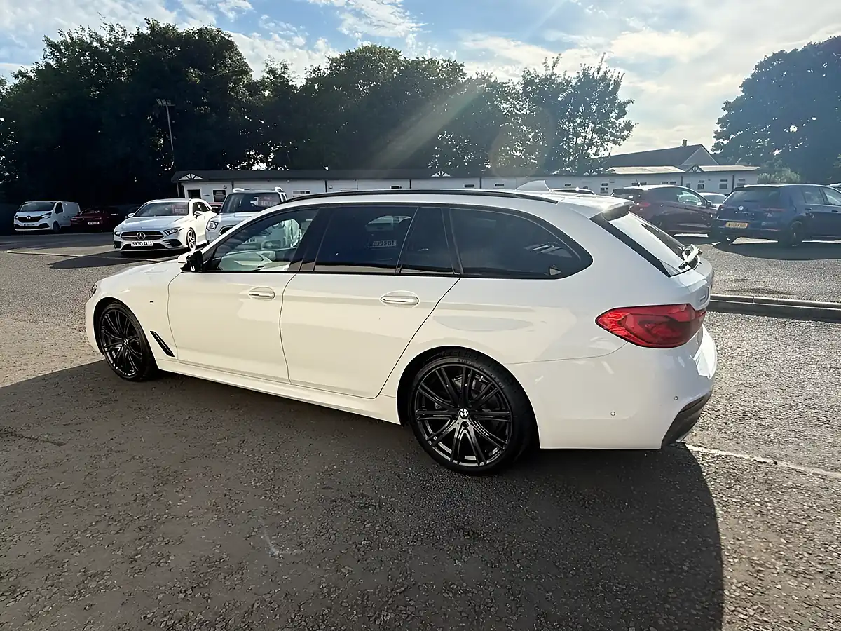 Used 2018 BMW 5 Series M Sport Touring White - Interior and Exterior details 7