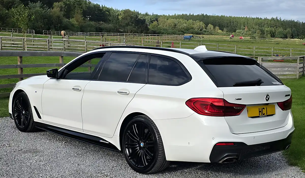 Used 2018 BMW 5 Series M Sport Touring White - Interior and Exterior details 3