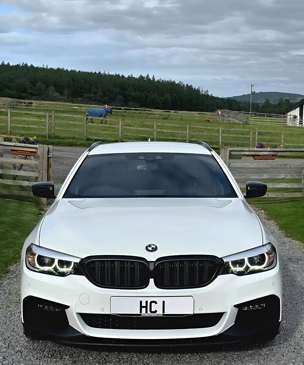 Used 2018 BMW 5 Series M Sport Touring White - Interior and Exterior details 4