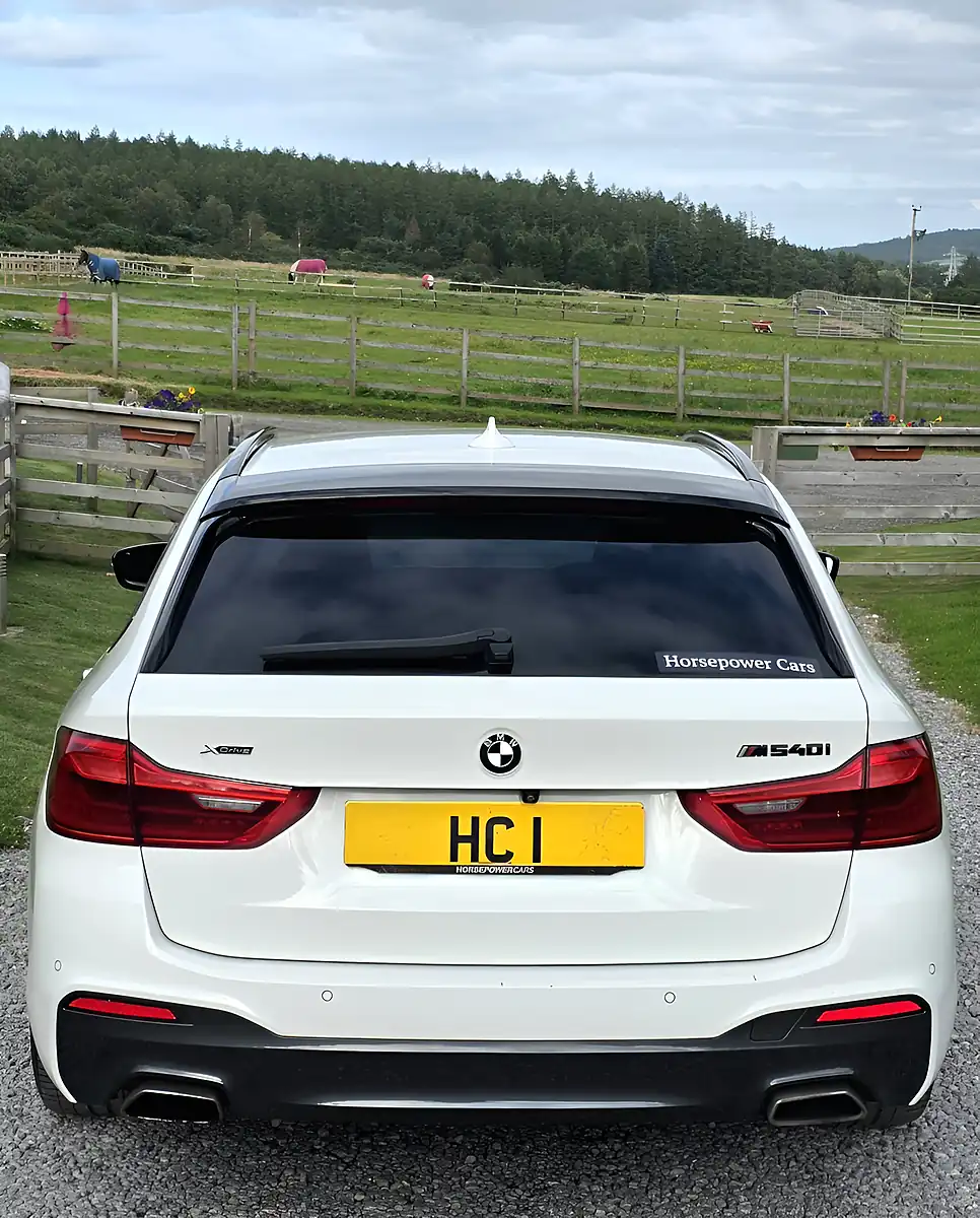 Used 2018 BMW 5 Series M Sport Touring White - Interior and Exterior details 6
