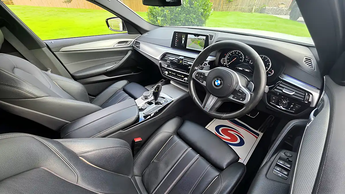 Used 2018 BMW 5 Series M Sport Touring White - Interior and Exterior details 8