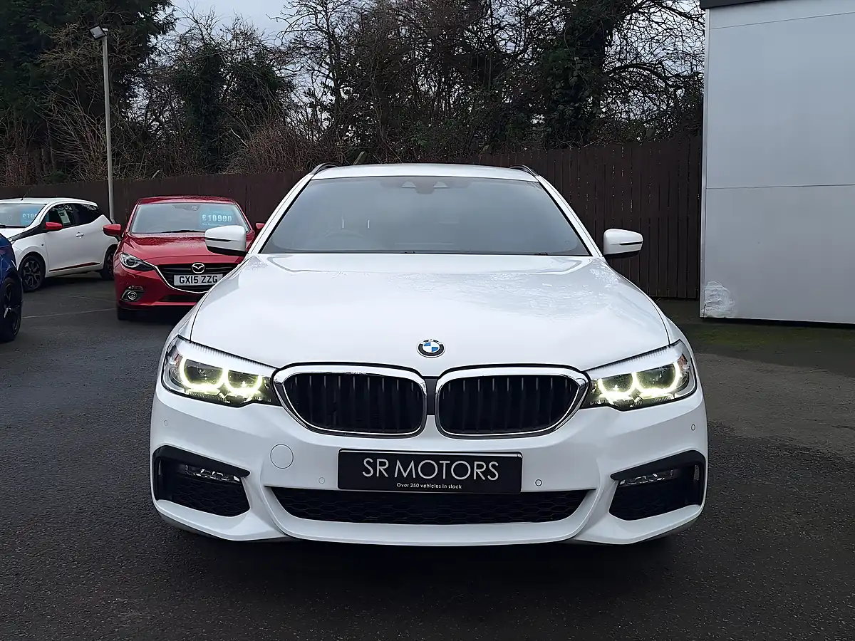 Used 2018 BMW 5 Series M Sport Touring White - Interior and Exterior details 2