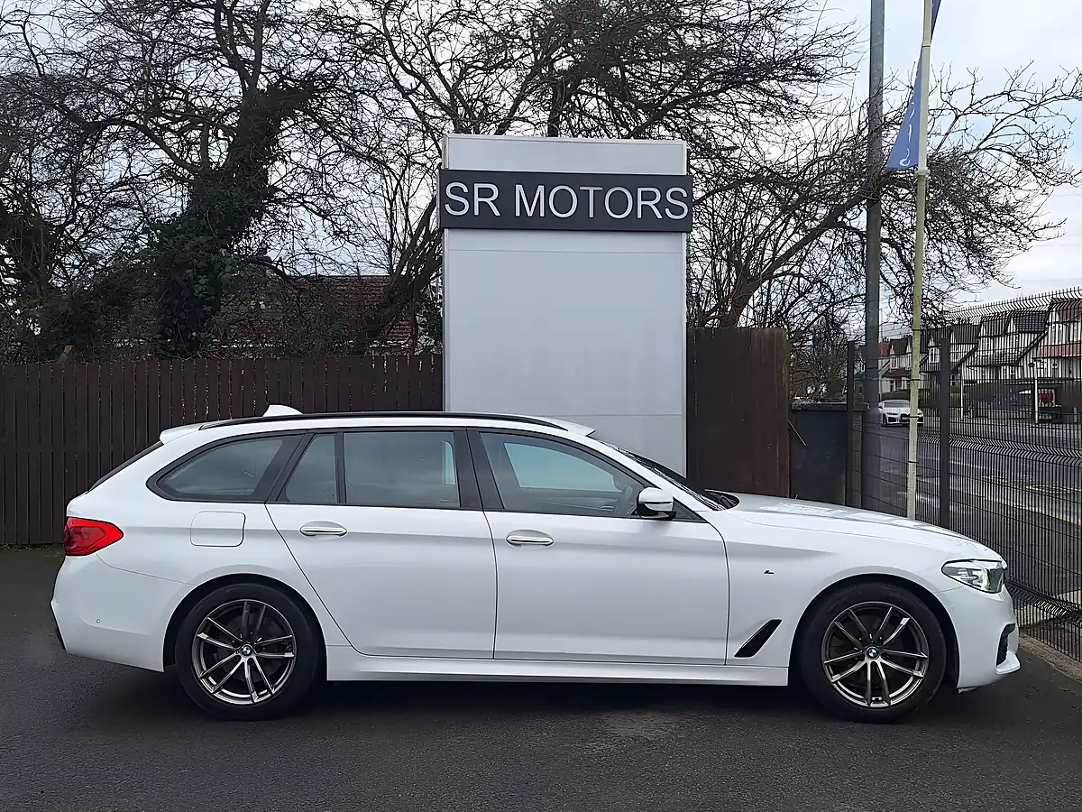 Used 2018 BMW 5 Series M Sport Touring White - Interior and Exterior details 5