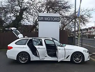 Used 2018 BMW 5 Series M Sport Touring White - Interior and Exterior details 6