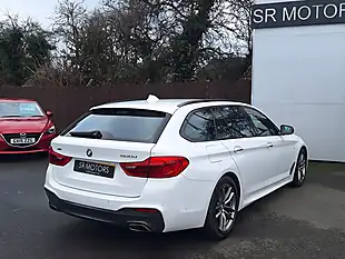 Used 2018 BMW 5 Series M Sport Touring White - Interior and Exterior details 7