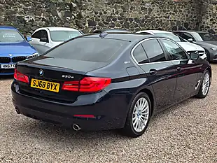 Used 2018 BMW 5 Series Se Imperial Blue Xirallic - Interior and Exterior details 18