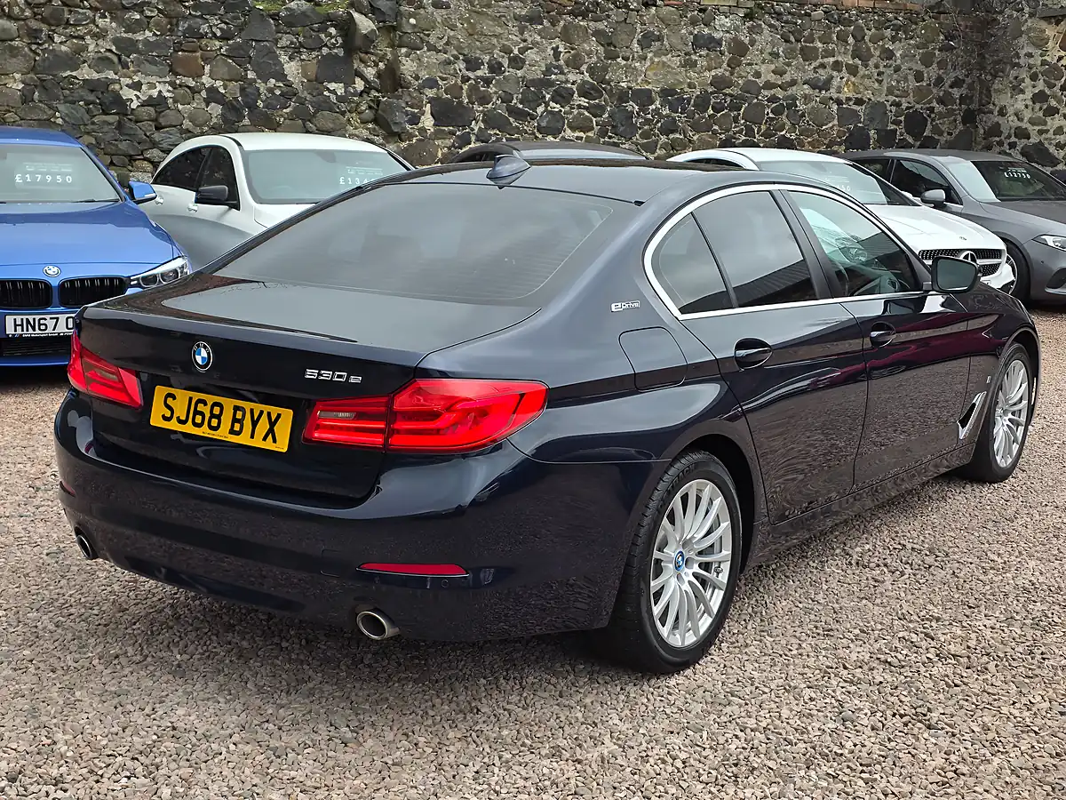 Used 2018 BMW 5 Series Se Imperial Blue Xirallic - Interior and Exterior details 18