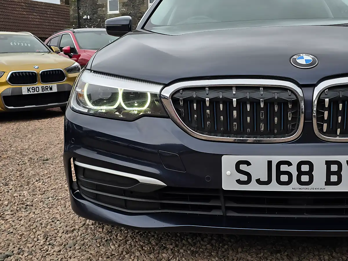 Used 2018 BMW 5 Series Se Imperial Blue Xirallic - Interior and Exterior details 4