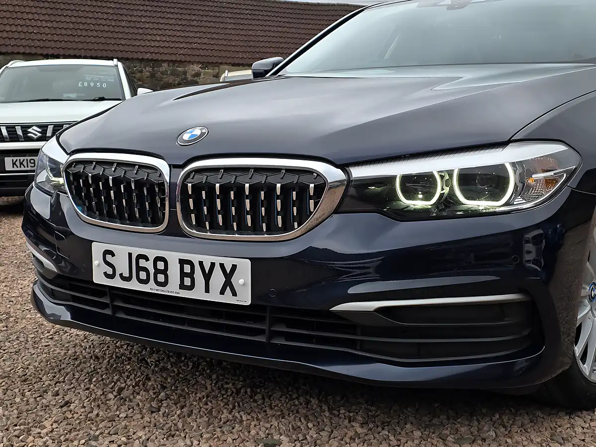 Used 2018 BMW 5 Series Se Imperial Blue Xirallic - Interior and Exterior details 6