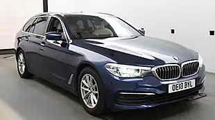 Used 2018 BMW 5 Series Se Touring Mediterranean Blue - Interior and Exterior details 2