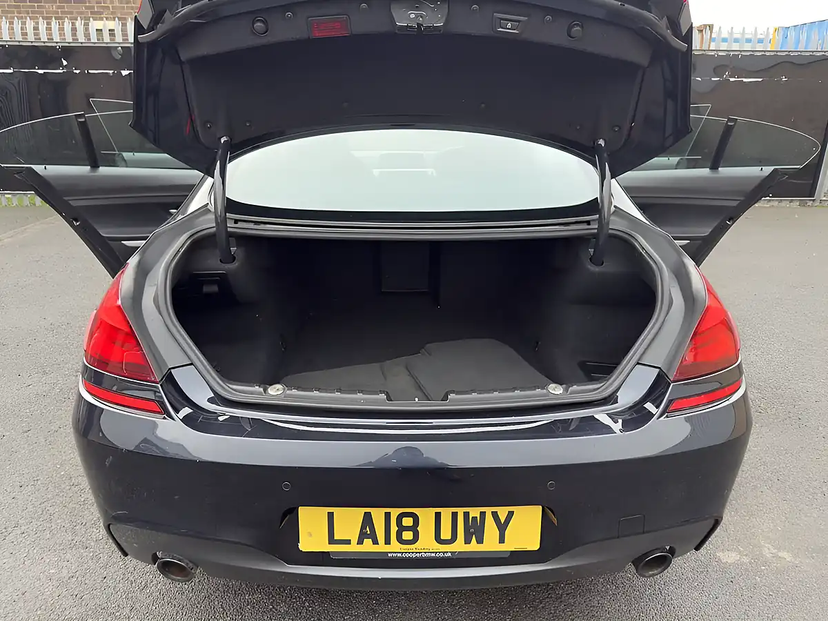 Used 2018 BMW 6 Series Gran Coupe M Sport Black - Interior and Exterior details 16