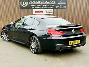 Used 2018 BMW 6 Series Gran Coupe M Sport Black - Interior and Exterior details 5