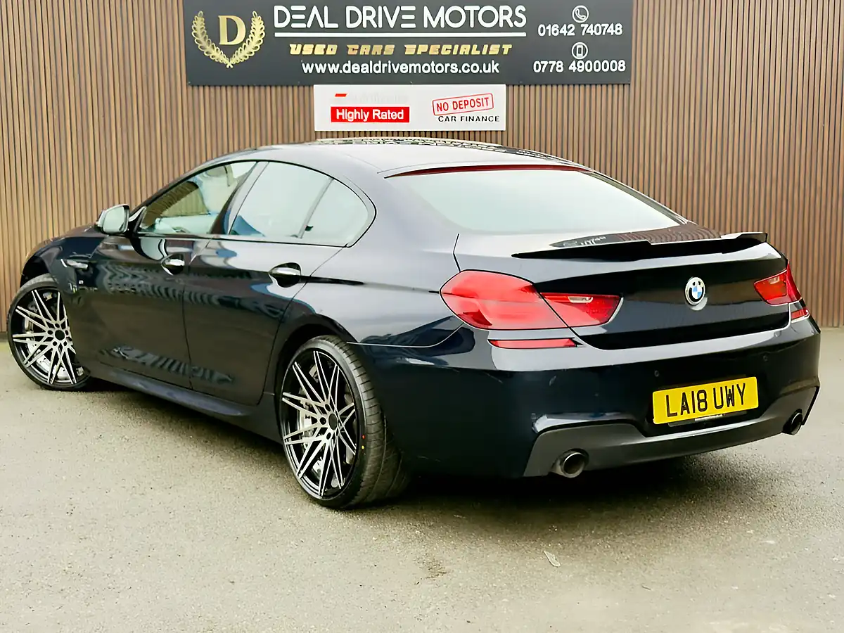 Used 2018 BMW 6 Series Gran Coupe M Sport Black - Interior and Exterior details 5