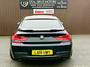 Used 2018 BMW 6 Series Gran Coupe M Sport Black - Interior and Exterior details 6