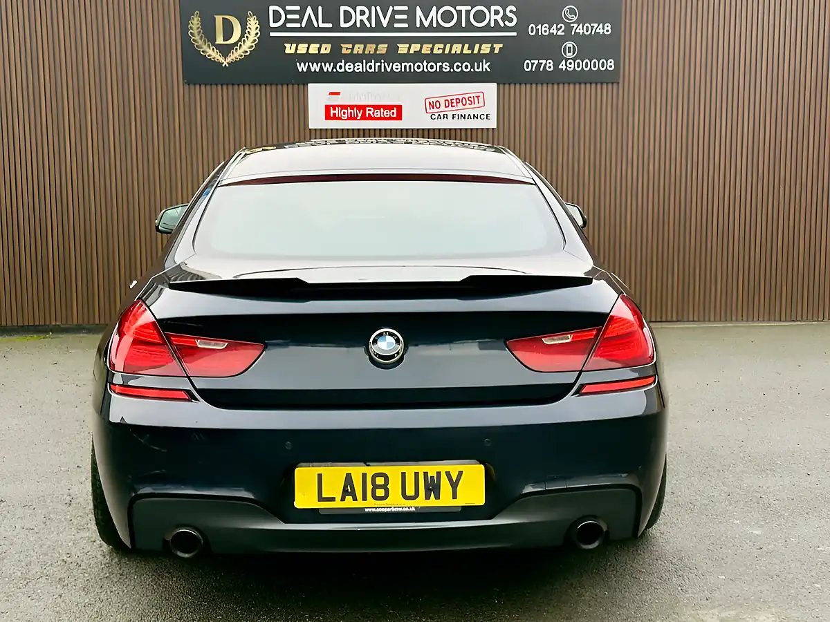 Used 2018 BMW 6 Series Gran Coupe M Sport Black - Interior and Exterior details 6