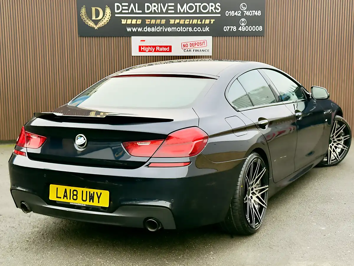 Used 2018 BMW 6 Series Gran Coupe M Sport Black - Interior and Exterior details 7
