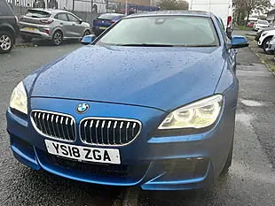 Used 2018 BMW 6 Series Gran Coupe M Sport Blue - Interior and Exterior details 10