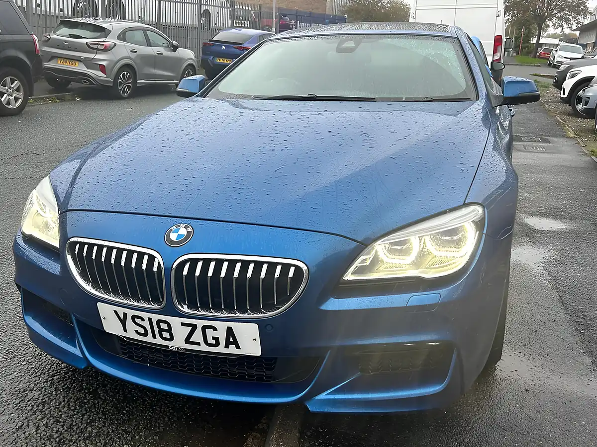 Used 2018 BMW 6 Series Gran Coupe M Sport Blue - Interior and Exterior details 10