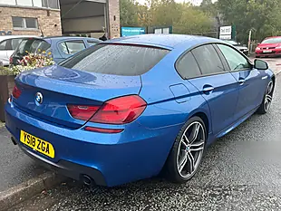 Used 2018 BMW 6 Series Gran Coupe M Sport Blue - Interior and Exterior details 12