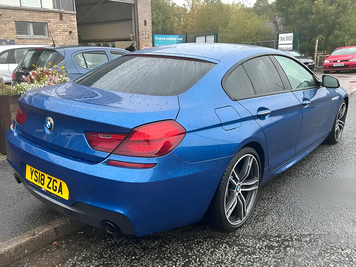 Used 2018 BMW 6 Series Gran Coupe M Sport Blue - Interior and Exterior details 12