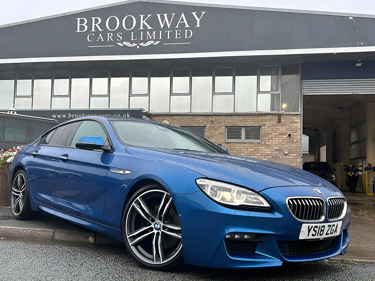 Used 2018 BMW 6 Series Gran Coupe M Sport Blue - Interior and Exterior details 2