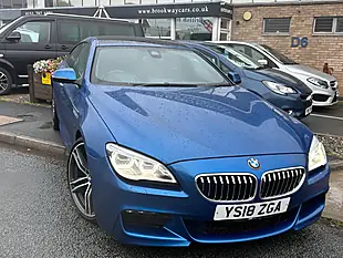 Used 2018 BMW 6 Series Gran Coupe M Sport Blue - Interior and Exterior details 6