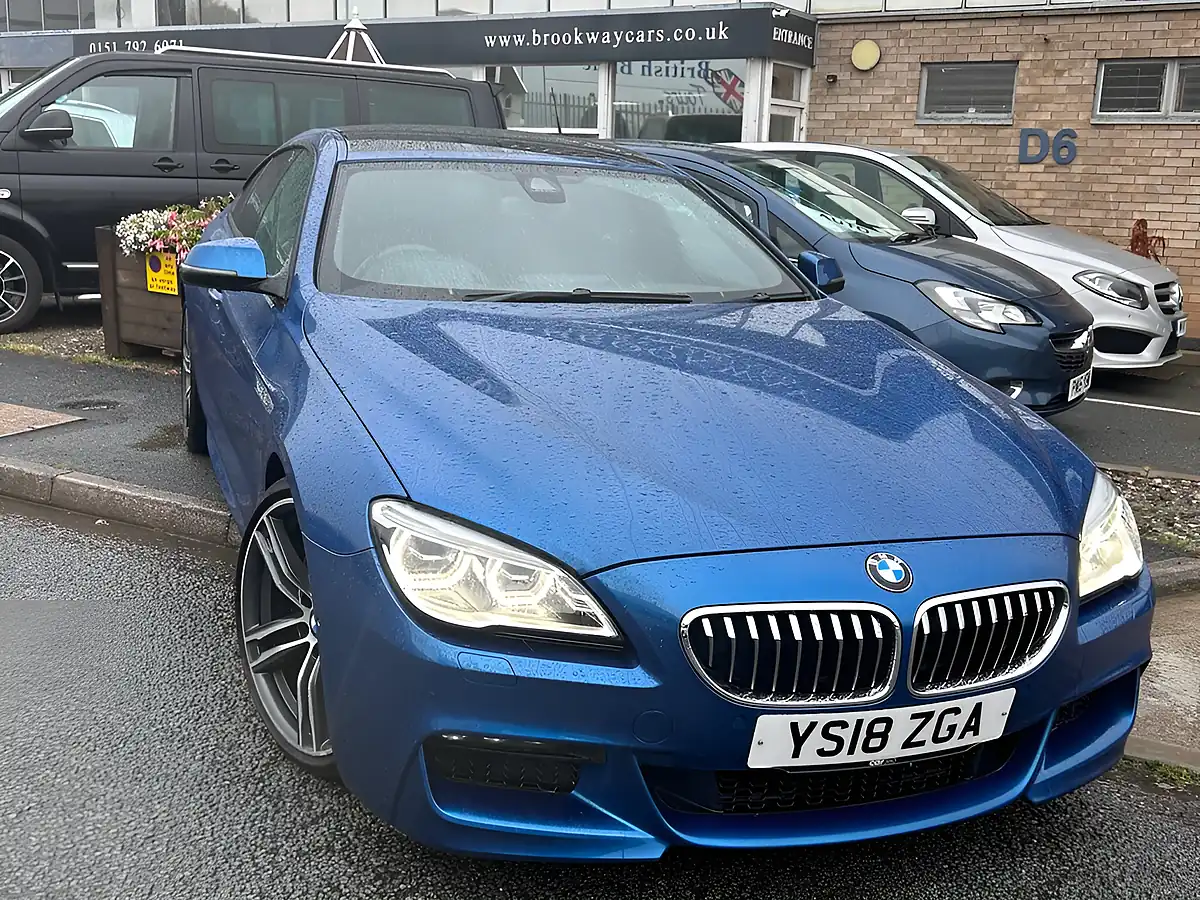 Used 2018 BMW 6 Series Gran Coupe M Sport Blue - Interior and Exterior details 6