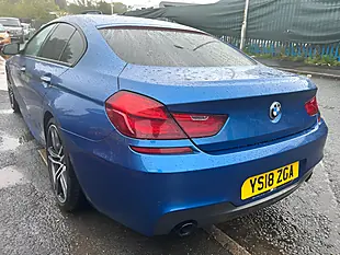 Used 2018 BMW 6 Series Gran Coupe M Sport Blue - Interior and Exterior details 7