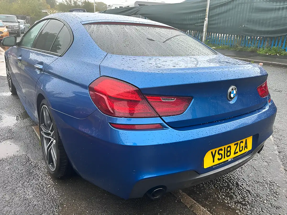 Used 2018 BMW 6 Series Gran Coupe M Sport Blue - Interior and Exterior details 7