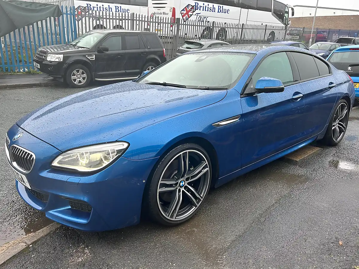 Used 2018 BMW 6 Series Gran Coupe M Sport Blue - Interior and Exterior details 9