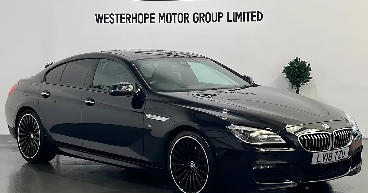 Used 2018 BMW 6 Series M Sport Black - Front View