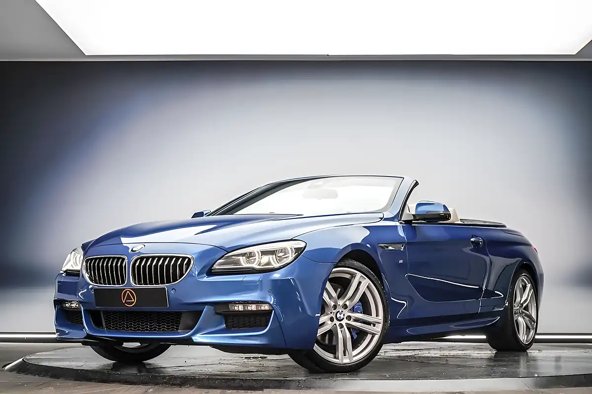 Used 2018 BMW 6 Series M Sport Sonic Speed Blue - Front View