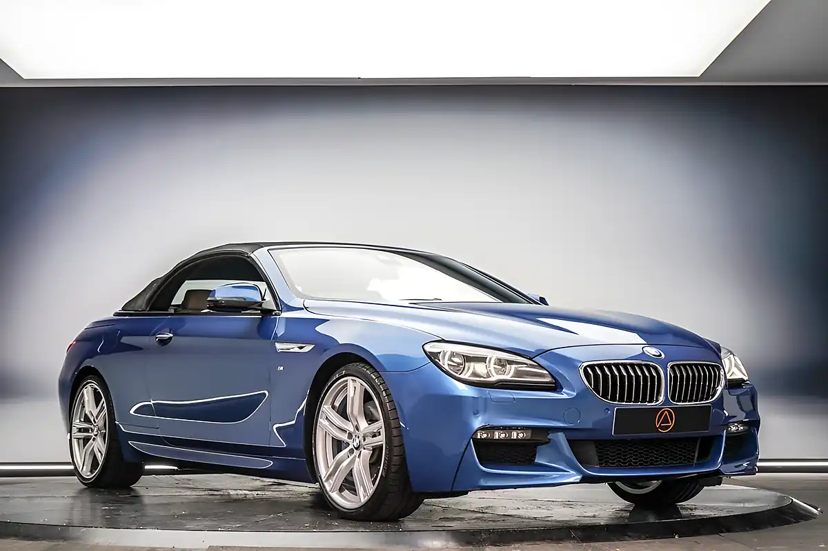 Used 2018 BMW 6 Series M Sport Sonic Speed Blue - Interior and Exterior details 5