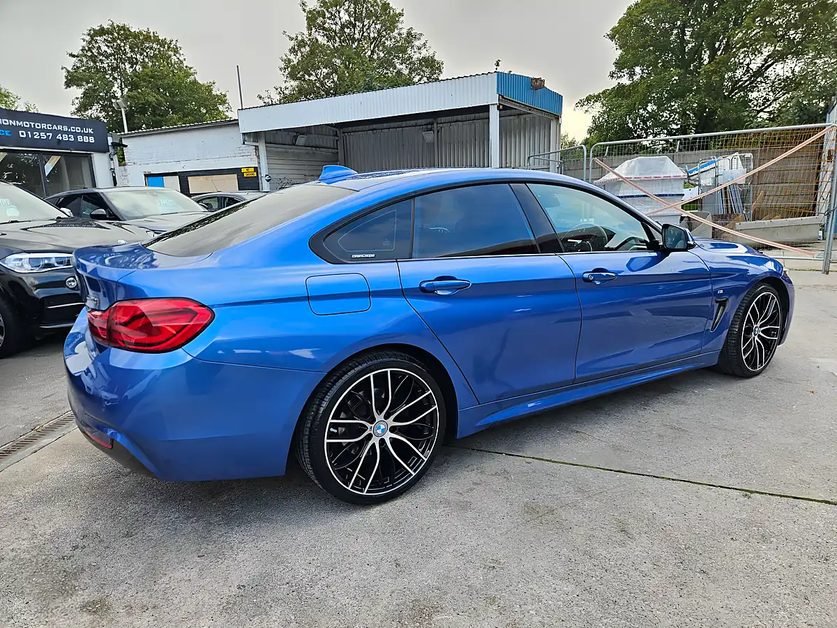 Used 2018 BMW Gran Coupe M Sport Blue - Interior and Exterior details 5