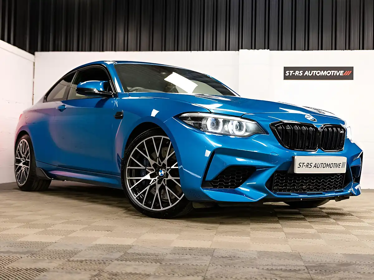 Used 2018 BMW M2 Competition Long Beach Blue - Front View