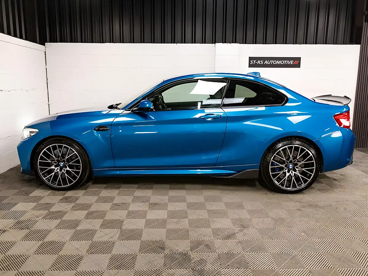 Used 2018 BMW M2 Competition Long Beach Blue - Interior and Exterior details 4