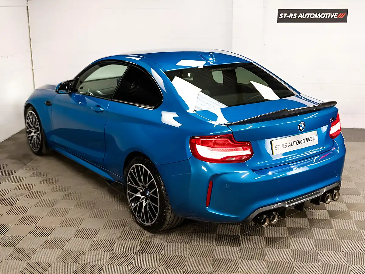 Used 2018 BMW M2 Competition Long Beach Blue - Interior and Exterior details 7