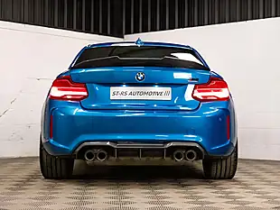 Used 2018 BMW M2 Competition Long Beach Blue - Interior and Exterior details 9